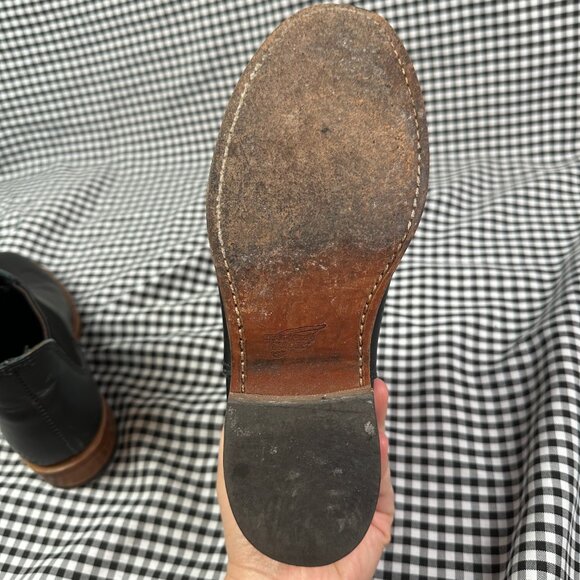 Red Wing Shoe 3461 Carol Black Leather Almond Low Ankle Boot Women's Size 5.5 - Picture 6 of 6